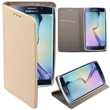GSMLIVE Samsung Galaxy A13 5G / A04s telefon tok, könyvtok, oldalra nyíló tok, mágnesesen záródó, SM-A136, SM-A047, arany tok és táska