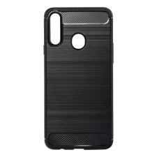 GSMLIVE Samsung Galaxy A20s szilikon tok, fekete, SM-A207, Carbon fiber tok és táska