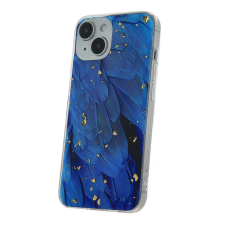 GSMLIVE Samsung Galaxy A25 hátlap tok, TPU tok, SM-A256, Gold Glam Blue tok és táska