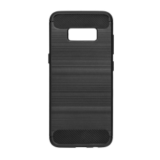 GSMLIVE Samsung Galaxy S8 Plus szilikon tok, fekete, SM-G955, Carbon fiber tok és táska