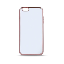 GSMLIVE Samsung J120 Galaxy J1 2016 átlátszó, rose gold keretes vékony szilikon tok tok és táska