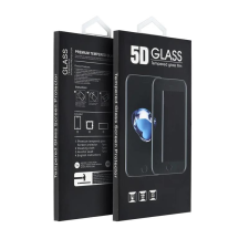 GSMLIVE Xiaomi Redmi Note 10 Pro előlapi üvegfólia, edzett, hajlított, fekete keret, 5D Full Glue mobiltelefon kellék