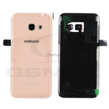 GSMOK Akumulátor Fedél Samsung A320 Galaxy A3 2017 Rózsaszín Gh82-1363636D Eredeti Szervizcsomag mobiltelefon, tablet alkatrész