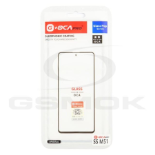 GSMOK Kameralencse Samsung Galaxy M515 M51 / A715 A71 fekete Oca G + Oca Pro lencsével mobiltelefon kellék