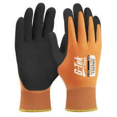 Gtek G-tek aquatek thermo akril/poliészter, latex tenyérmártott munkavédelmi kesztyű (09/L) g-tek munkavédelmi kesztyű