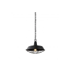 GTV DECOR GTV OS-LARS2-10-DEC Mennyezeti lámpatest,szerelvény LARS 2,2295,AC220-240V,50/60Hz,1*E27, IP20, Diaméter 36 CM,single,fekete