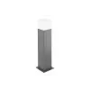 GTV Lighting GTV OS-LARGP40-30 Kerti lámpatest LARGO-P 50, E27, MAX.15W, IP44, AC220-240V, 50-60Hz, szerelőoszlop, grafit