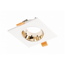 GTV OP-ARIKW-13 Mennyezeti spotlámpa ARIES IP20, négyzet alakú, fehér/arany világítás