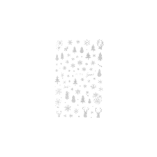 Guangzhou Merry Tech Körömmatrica - F1176 Karácsony White körömdíszítő