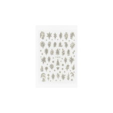 Guangzhou Merry Tech Körömmatrica - F1179 Karácsony Silver körömdíszítő