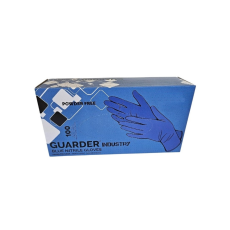 Guarder Gumikesztyű nitril púdermentes M 100 db/doboz GUARDER® Industry kék