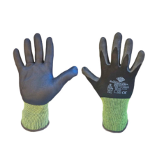 Guarder nylon/spandex kötött habnitril tenyérmártott kesztyű fekete 10 védőkesztyű