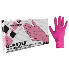 Guarder Pink gumikesztyű nitril púdermentes rózsaszín "M" 100 db/doboz (10doboz/karton)