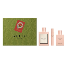 Gucci Bloom Ajándékszett, Eau de Parfum 100ml + Body Milk 100ml + Eau de Parfum 7.4 ml, női kozmetikai ajándékcsomag