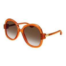 Gucci GG1432S-004 SHINY ORANGE GRADIENT BROWN napszemüveg
