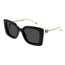 Gucci GG1567SA-001 SHINY BLACK GREY napszemüveg