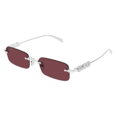 Gucci GG1808S 004 SHINY SILVER RED napszemüveg