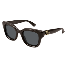 Gucci GG1828S 004 SHINY SOLID BROWN GREY napszemüveg