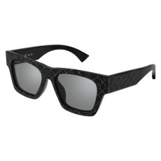 Gucci GG1835S 006 SHINY BLACK WITH JET HEMATITE STRASS ALL OVER AND SHINY BLACK COLOR GREY MIRROR napszemüveg