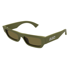 Gucci GG1839S 004 SHINY SOLID OLIVE GREEN BROWN napszemüveg