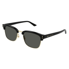 Gucci GG1897SK 001 SHINY BLACK WITH GOLD EYE RIMS GREY napszemüveg napszemüveg