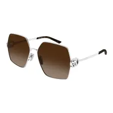 Gucci GG2163S 003 SILVER BROWN GRADIENT napszemüveg napszemüveg