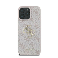 Guess 4G Big Logo iPhone 16 Plus kemény hátlap tok, rózsaszín GUHCP16L4GMGBL tok és táska