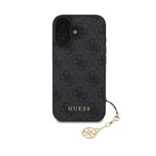Guess 4G Charm Apple iPhone 16 Plus Tone on Tone hátlap tok, szürke tok és táska