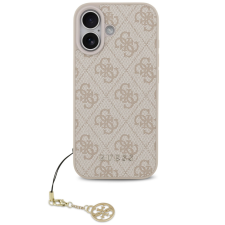 Guess 4G Charm Apple iPhone 17 Tone on Tone hátlap tok, rózsaszín tok és táska