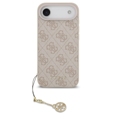 Guess 4G Charm Apple iPhone Air (2025) Tone on Tone hátlap tok, rózsaszín tok és táska