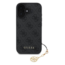 Guess 4G Charm Zadní Kryt pro iPhone 16 Plus Grey mobiltelefon kellék