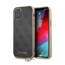 Guess 4G Charms Apple iPhone 12/12 Pro hátlap tok, szürke tok és táska