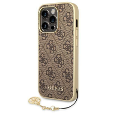 Guess 4G Charms Collection Apple iPhone 14 Pro tok barna (GUHCP14LGF4GBR) (GUHCP14LGF4GBR) - Telefontok tok és táska