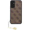 Guess 4G Charms Samsung Galaxy A34 5G hátlap tok, barna