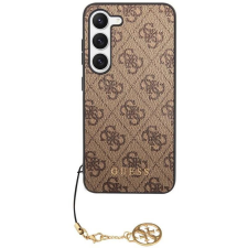 Guess 4G Charms Samsung Galaxy S23 barna hátlap tok (GUHCS23SGF4GBR) tok és táska