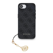 Guess 4G Charms szilikon tok Apple iPhone 16e szürke tok és táska