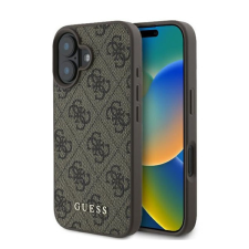 Guess 4G Classic Apple iPhone 16 Plus hátlap tok, barna GUHCP16MG4GFBR tok és táska