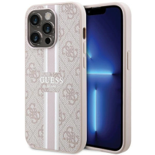Guess 4G MagSafe tok iPhone 15 Pro - rózsaszín tok és táska