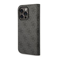 Guess 4G Metal Camera Outline Apple iPhone 14 Pro flip tok, fekete tok és táska