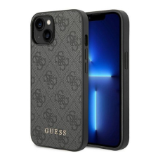 Guess 4G Metal Gold Apple iPhone 14 hátlap tok, szürke tok és táska