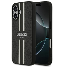 Guess 4G Printed Stripes Apple iPhone 17 MagSafe hátlap tok, fekete tok és táska