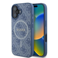 Guess 4G Ring Classic Logo MagSafe tok iPhone 16 - kék tok és táska