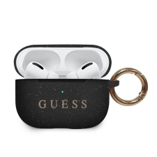 Guess Apple Airpods Pro GUESS GUACAPSILGLBK Liquid Silicon Tartó - Fekete fülhallgató, fejhallgató tok