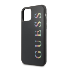 Guess Apple iPhone 11 Pro Max tok fekete, Guess felirattal (GUHCN65LGMLBK) (GUHCN65LGMLBK) - Telefontok tok és táska