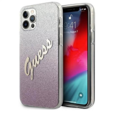 Guess Apple iPhone 12/12 Pro GUESS GUHCNP12MPCUGLSPI Hátlap - Rózsaszín tok és táska