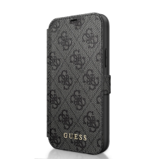 Guess Apple iPhone 12 Mini GUESS GUFLBKSP12S4GG Könyvtok - Szürke tok és táska