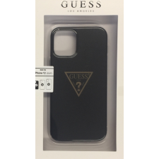 Guess Apple iPhone 12 Mini Guess Metallic Collection Hátlap tok - GUHCP12SPCUMPTBK, Fekete tok és táska