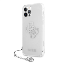 Guess Apple iPhone 12 Pro Max GUESS GUHCP12LKS4GSI TPU Hátlap - Ezüst tok és táska