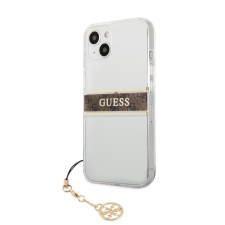 Guess Apple iPhone 13 Mini GUESS GUHCP13SKB4GBR TPU Hátlap - Barna tok és táska