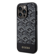 Guess Apple iPhone 13 Pro GUESS GUHMP13LHGCFSEK MagSafe Hátlap - Fekete tok tok és táska